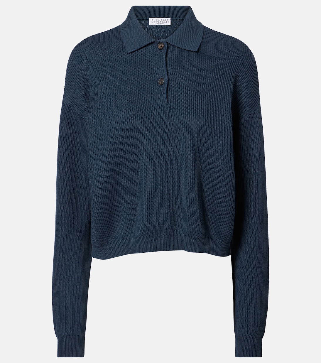 Polopullover aus Baumwolle | Brunello Cucinelli