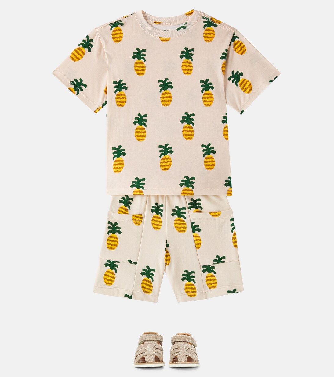 Sandalen Waff Papy aus Denim | Pom d'Api