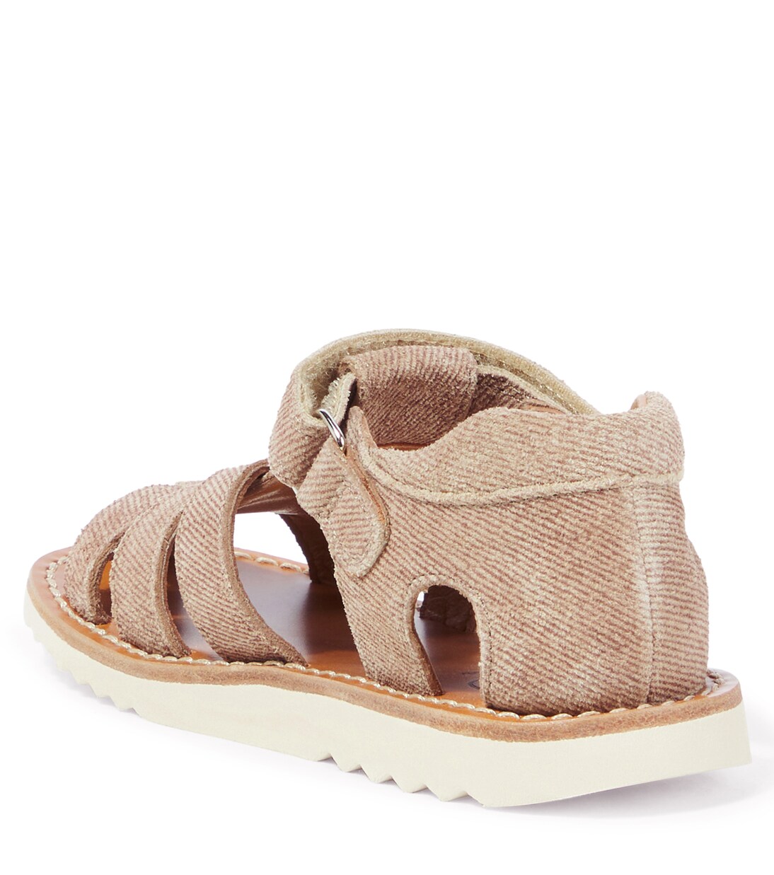Sandalen Waff Papy aus Denim | Pom d'Api