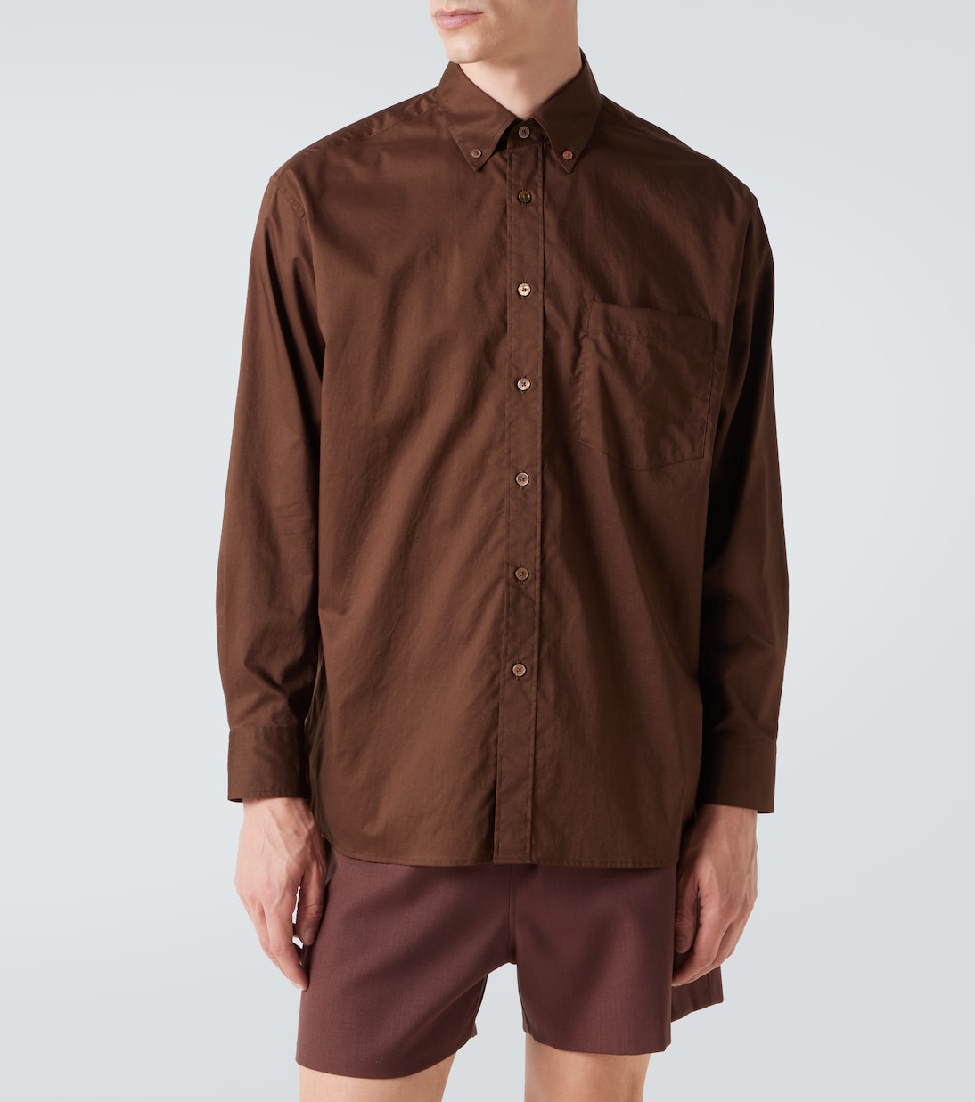 Oversized cotton shirt | Auralee