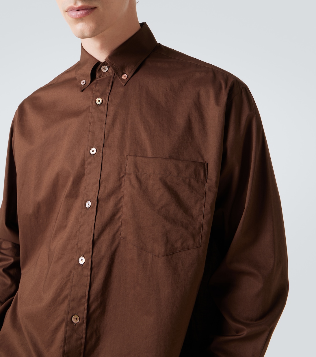 Oversized cotton shirt | Auralee