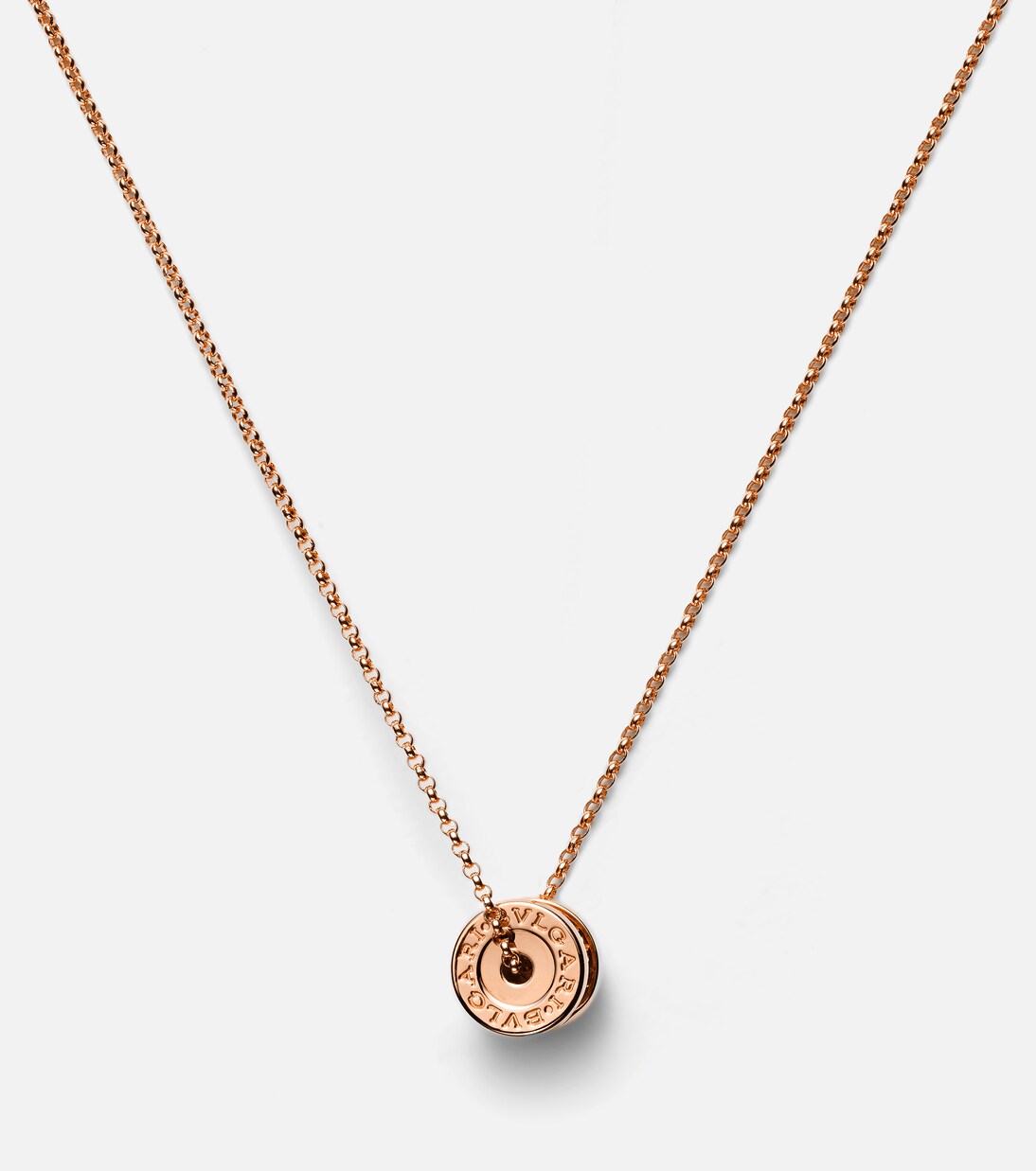 Collier B.zero1 en or rose 18 ct et diamants | Bvlgari