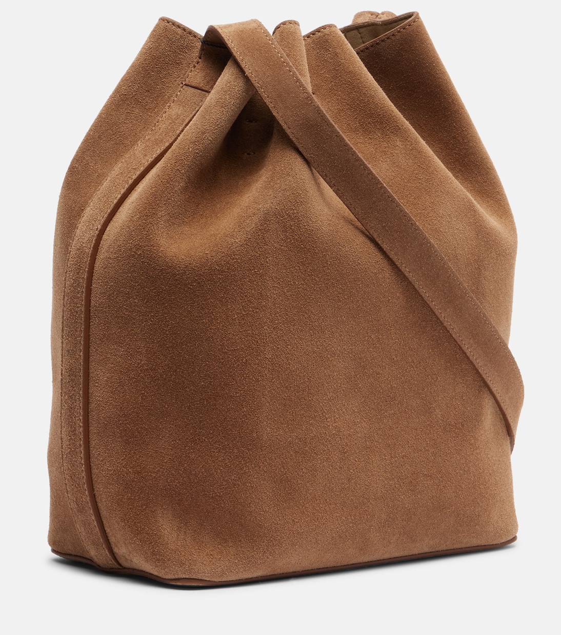 Sac seau Marin Medium en daim | Aesther Ekme