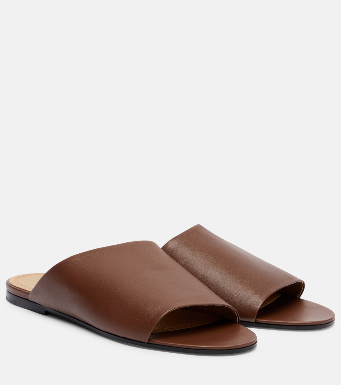 Signum leather slides | The Row