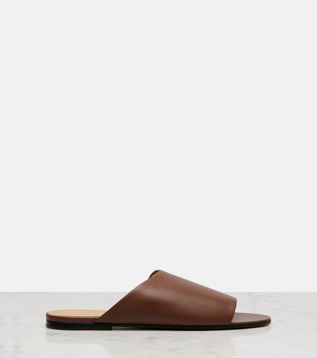 Signum leather slides | The Row