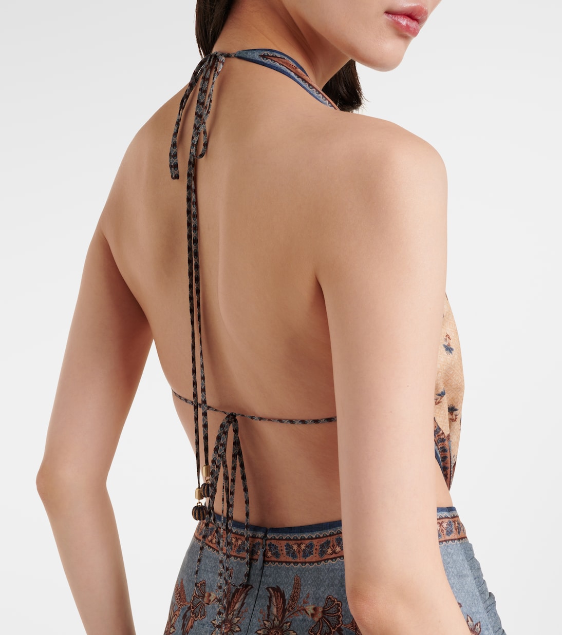 Bedrucktes Maxikleid Ascension aus Baumwolle | Zimmermann