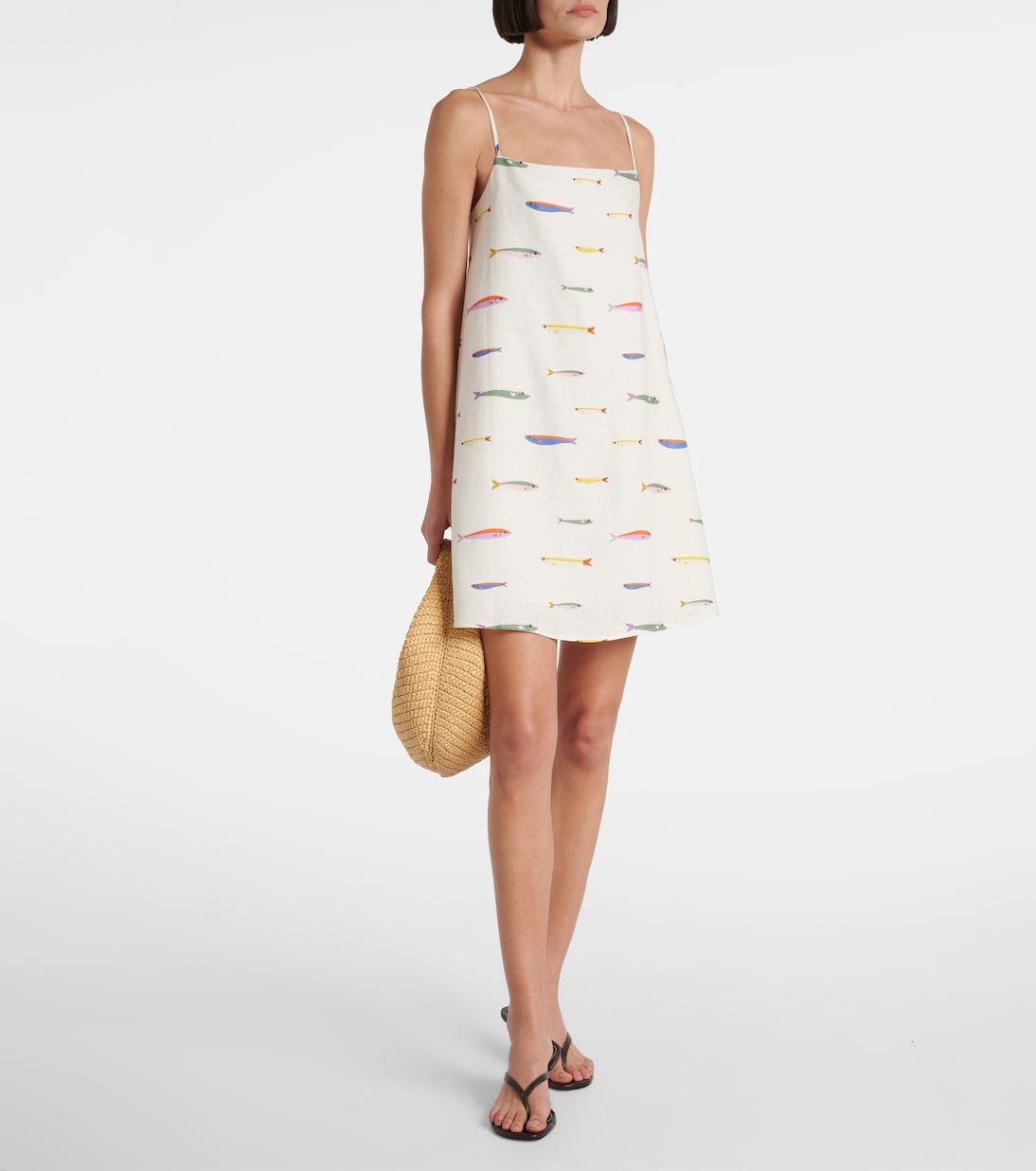 Laura printed cotton minidress | Staud