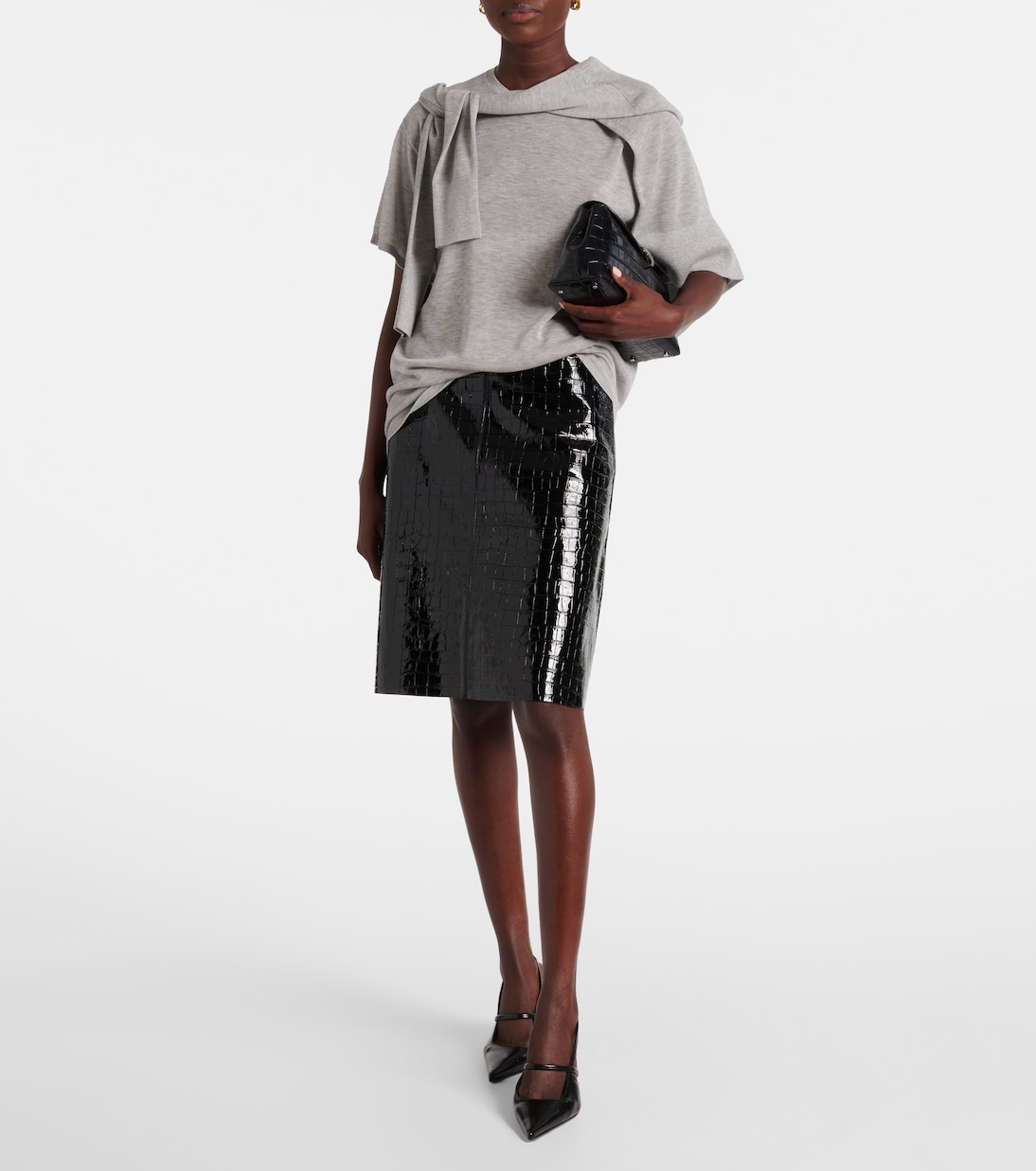 Minirock aus Leder | Toteme