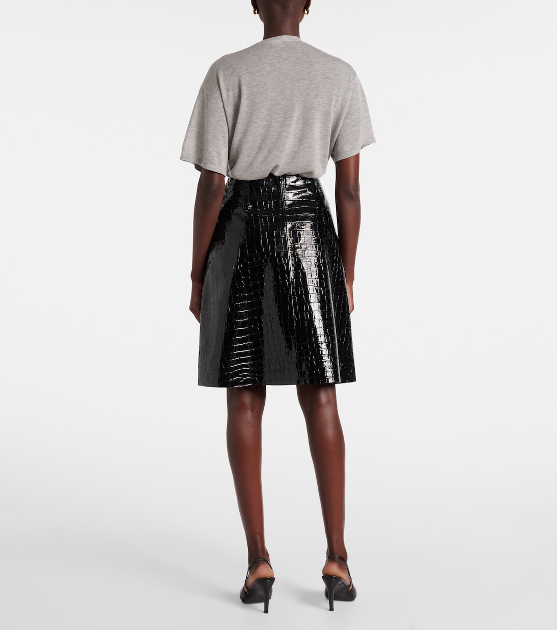 Minirock aus Leder | Toteme