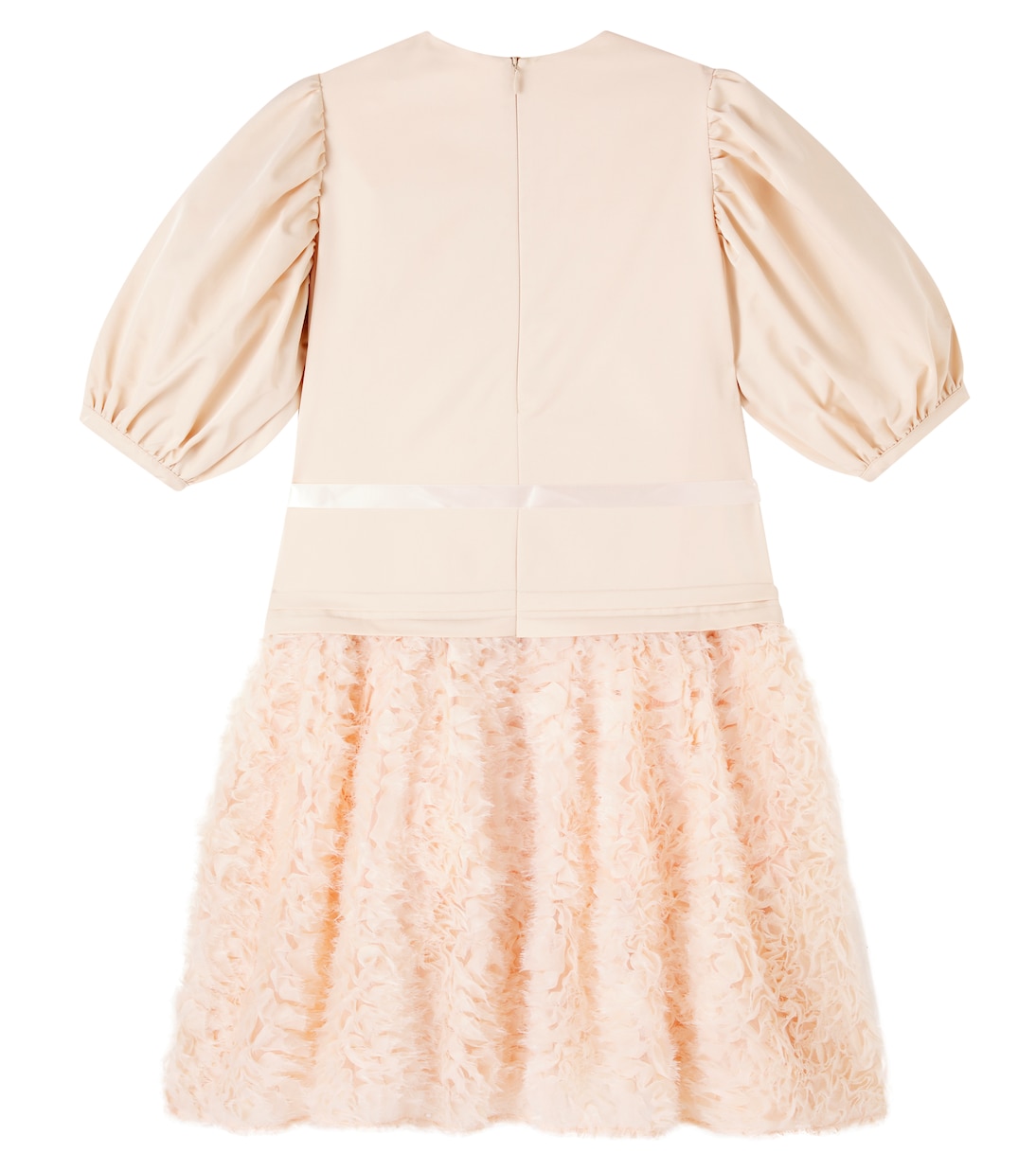 Gabie bow-detail ruffled dress | C'era Una Volta