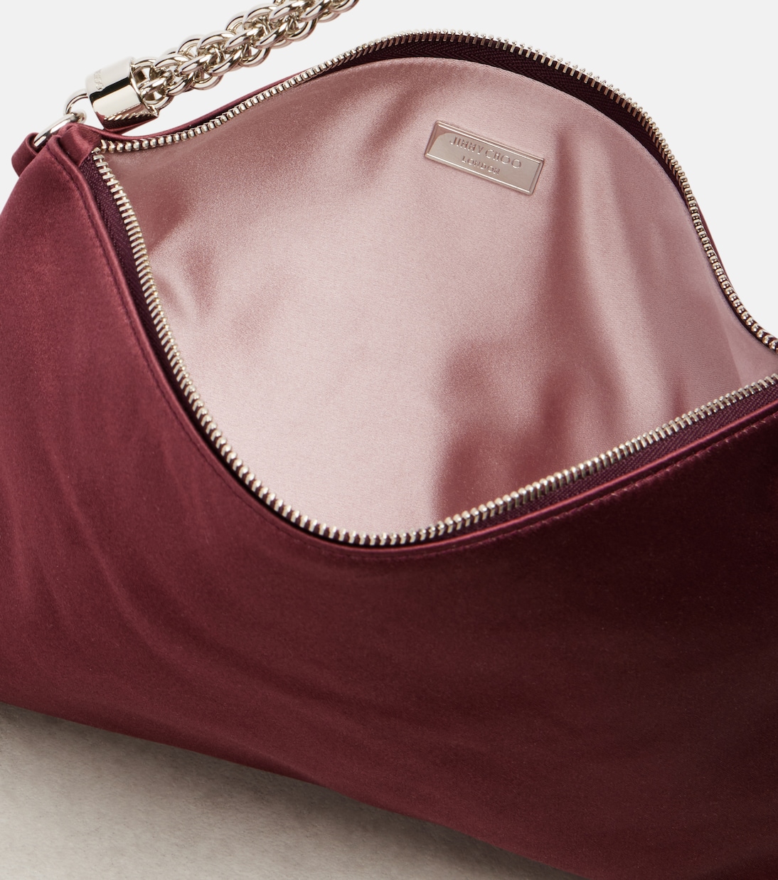 Pochette Callie Small en satin | Jimmy Choo