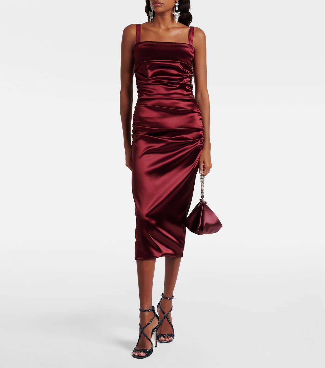 Pochette Callie Small en satin | Jimmy Choo