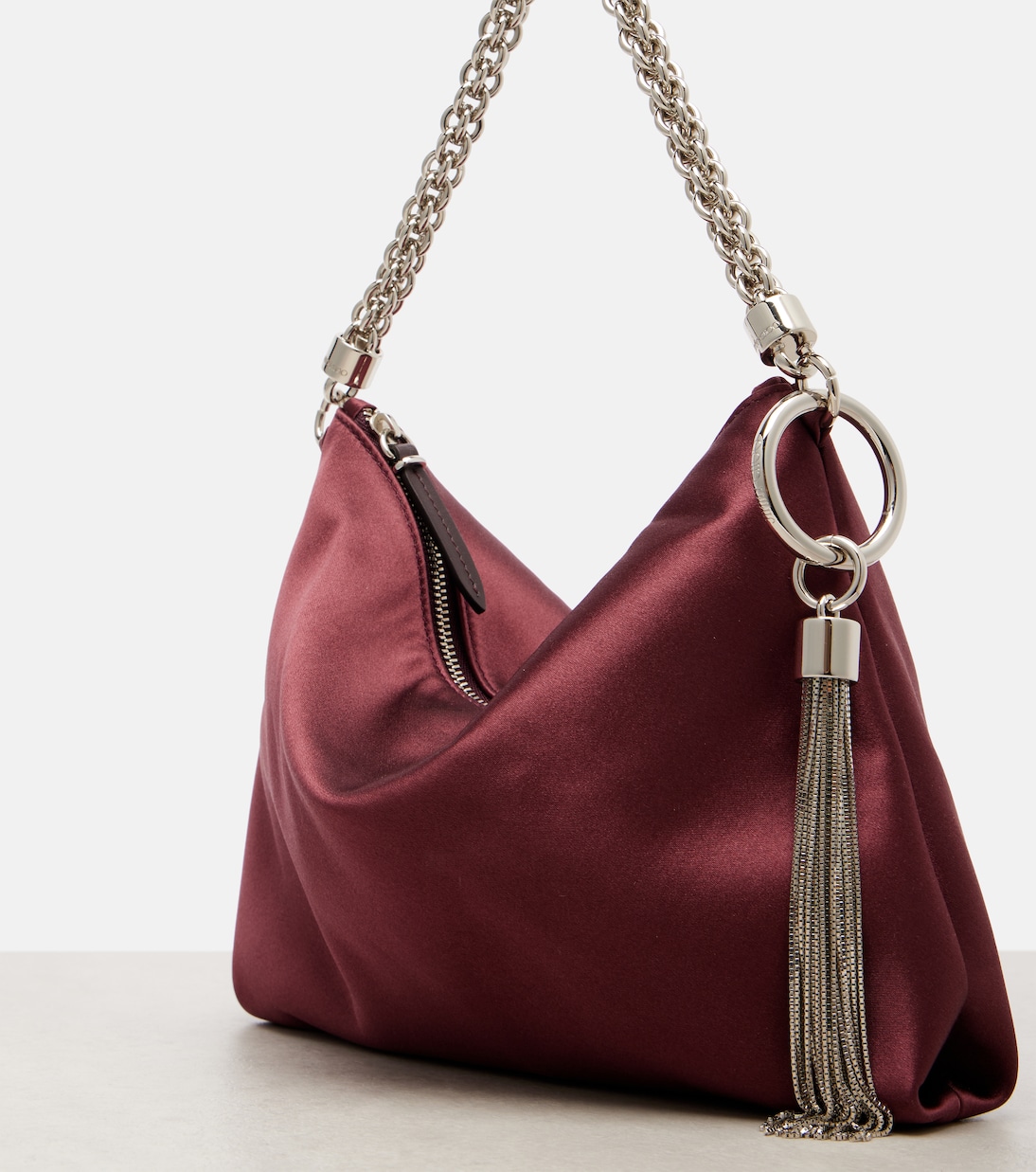 Pochette Callie Small en satin | Jimmy Choo
