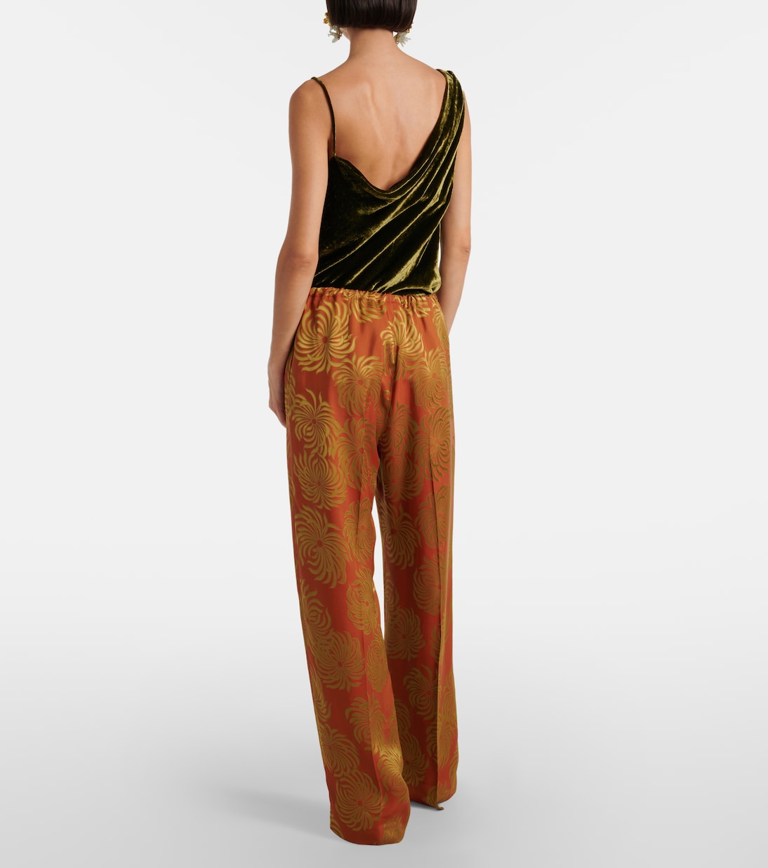 Pantalon ample imprimé | Dries Van Noten