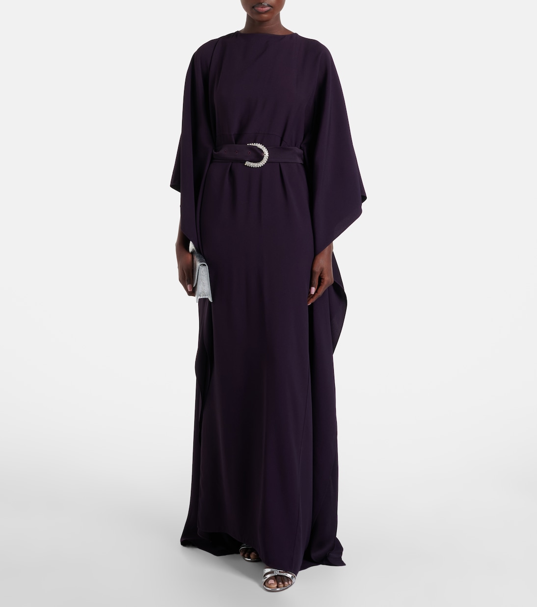 Fitzgerald open-back crêpe cady kaftan | Taller Marmo