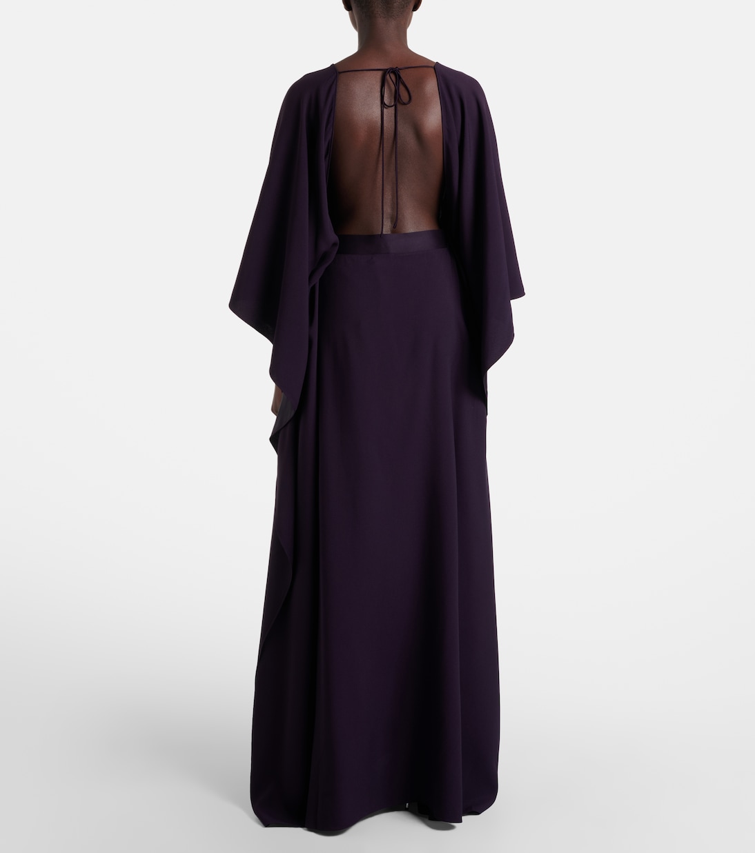 Fitzgerald open-back crêpe cady kaftan | Taller Marmo