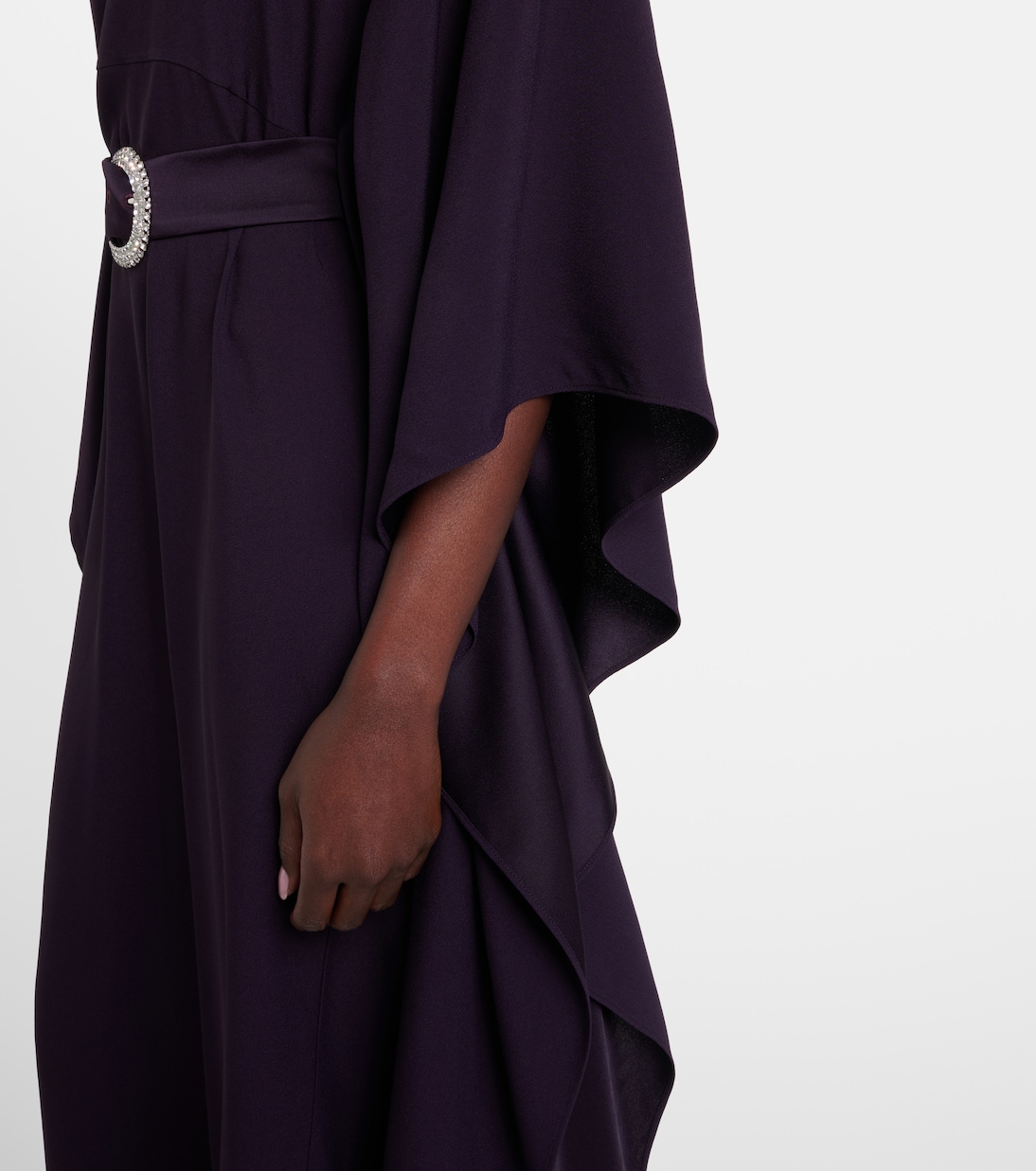 Fitzgerald open-back crêpe cady kaftan | Taller Marmo