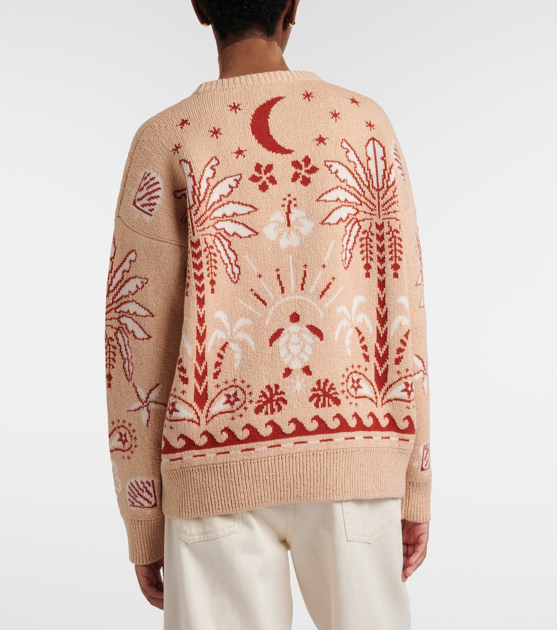 Pull Echoes Of The Island en laine et coton | Alanui