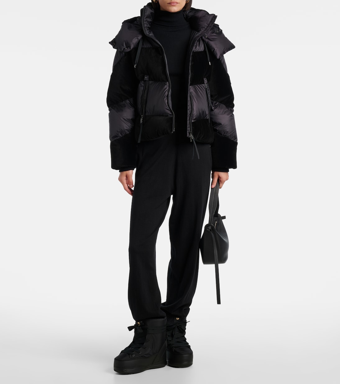 Daunenjacke Cathy mit Samt | Bogner