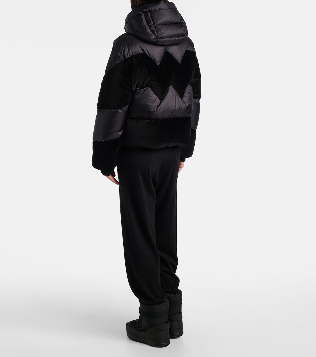 Daunenjacke Cathy mit Samt | Bogner