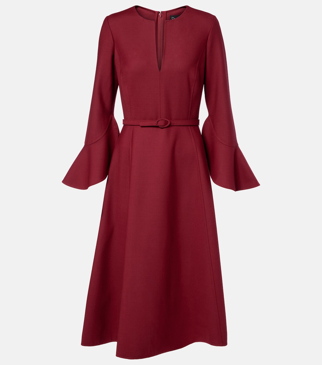 Midikleid aus einem Wollgemisch | Oscar de la Renta