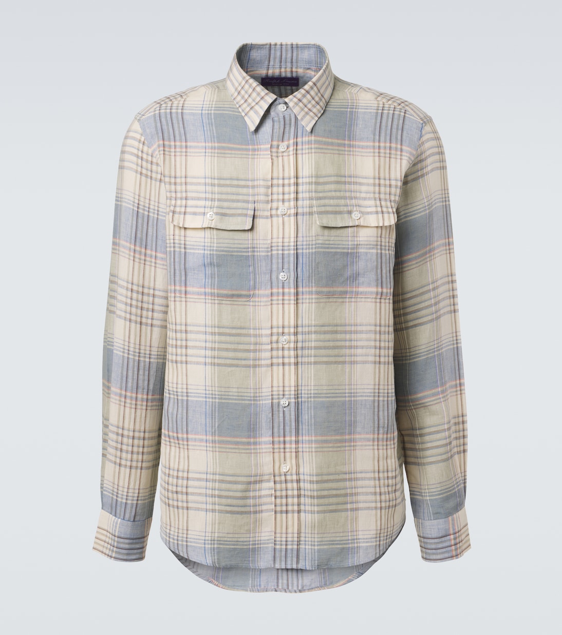 Plaid linen shirt | Ralph Lauren Purple Label