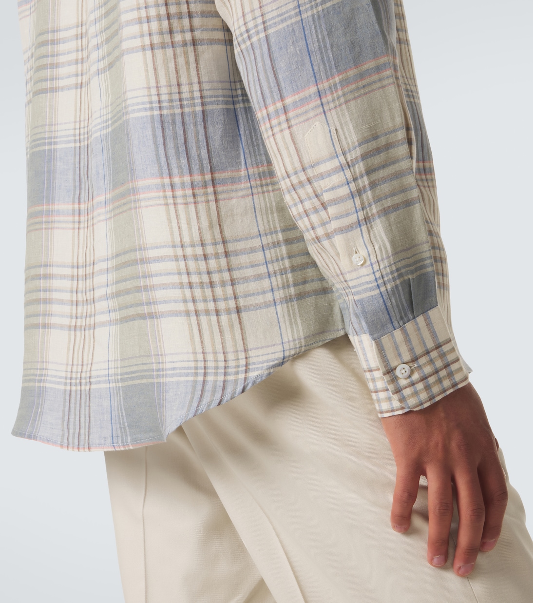 Plaid linen shirt | Ralph Lauren Purple Label