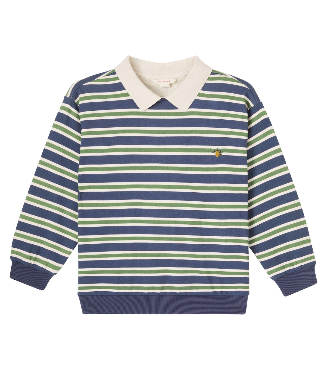 Spotty striped cotton polo shirt | Konges Sløjd