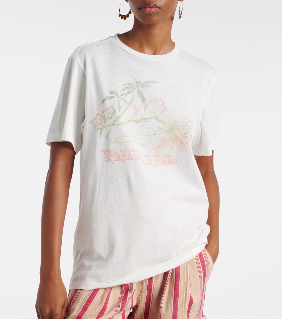 Zewel printed cotton T-shirt | Marant Etoile
