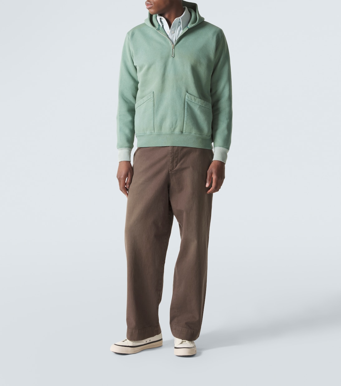 Vintage cotton wide-leg pants | A.Presse