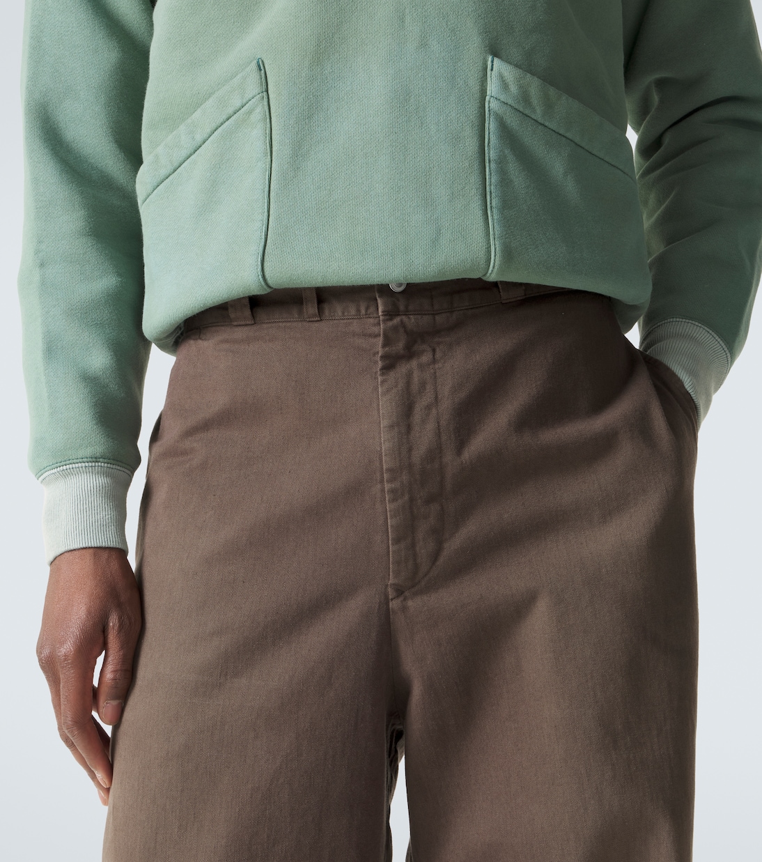 Vintage cotton wide-leg pants | A.Presse