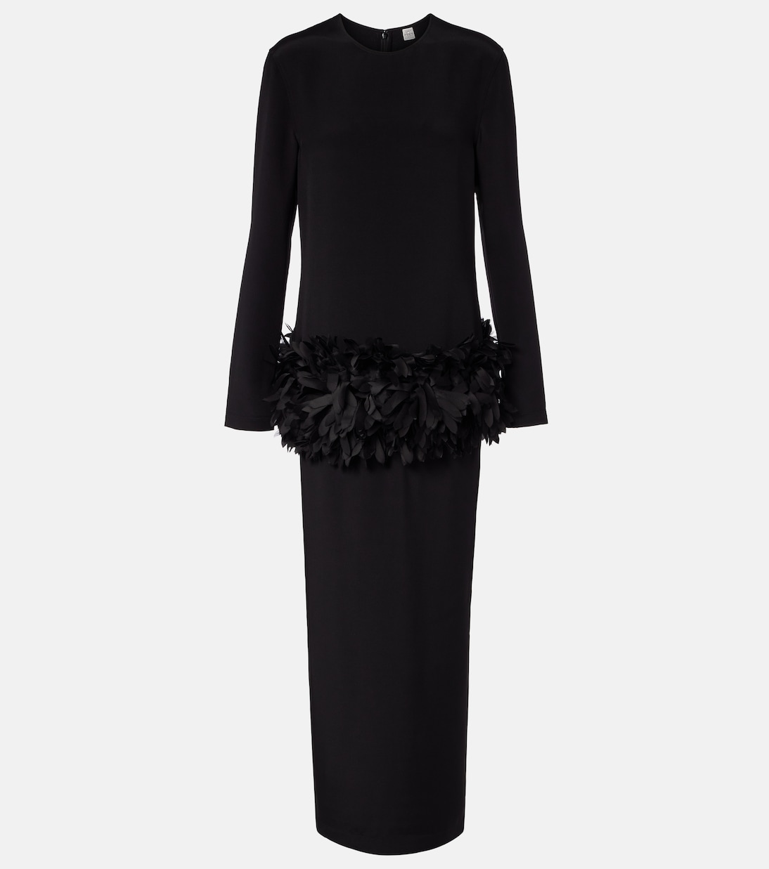 Maxikleid Petal mit Seide | Toteme