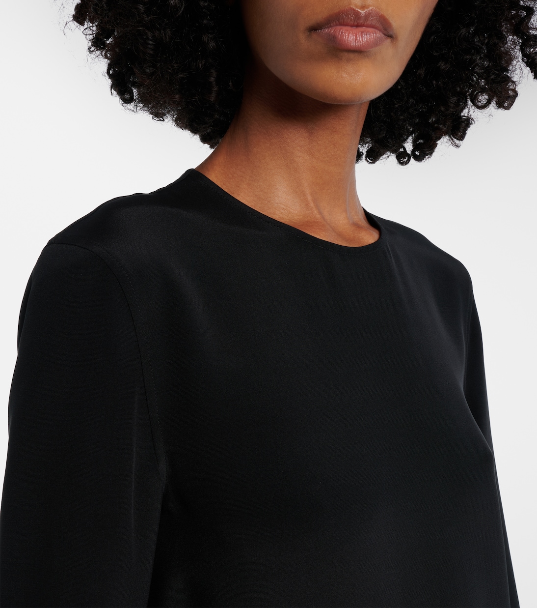 Maxikleid Petal mit Seide | Toteme