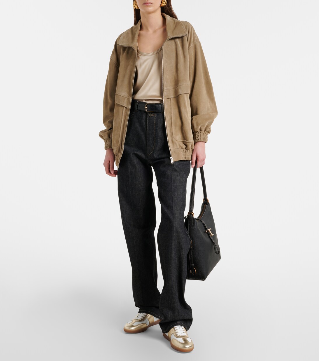 Metallic leather sneakers | Tod's