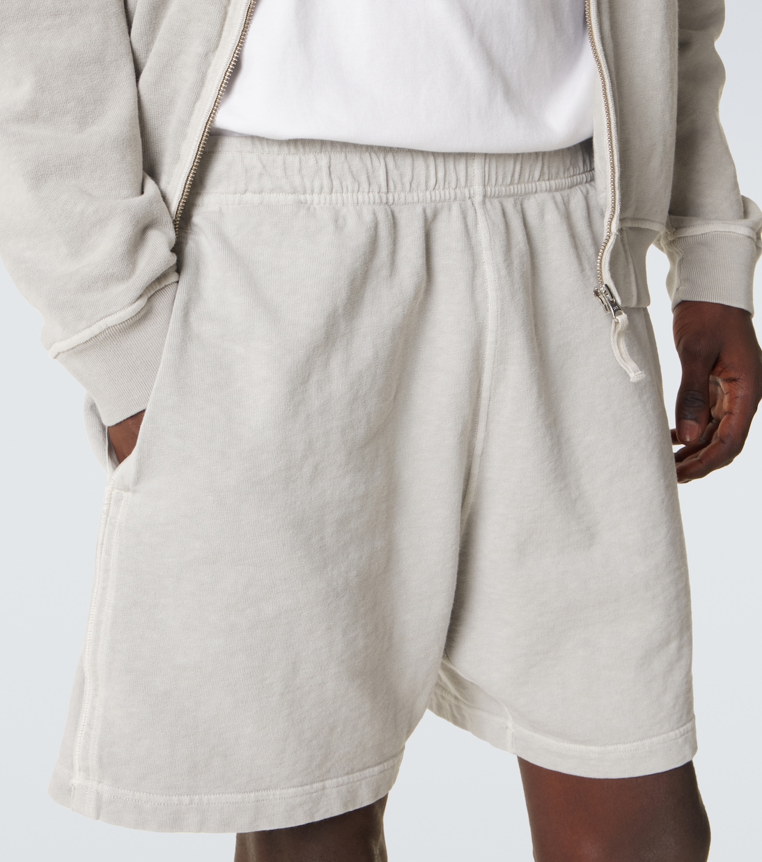 Shorts Compass aus Baumwoll-Fleece | Stone Island