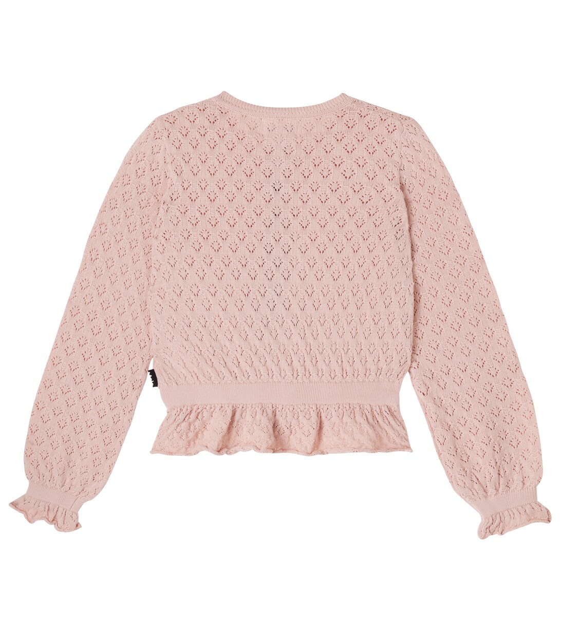 Pointelle cotton cardigan | Molo