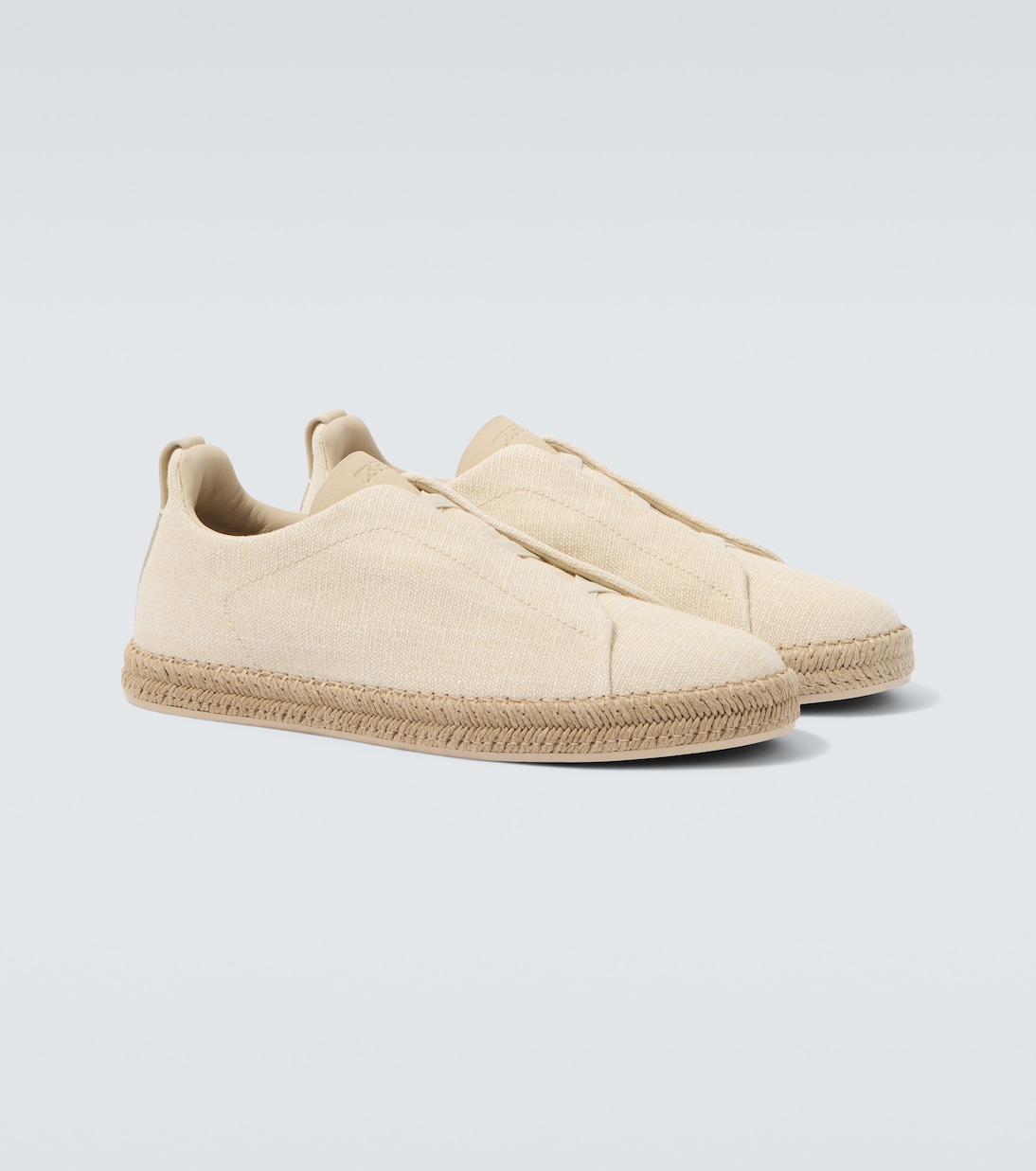 Slip-on Triple Stitch in canvas | Zegna