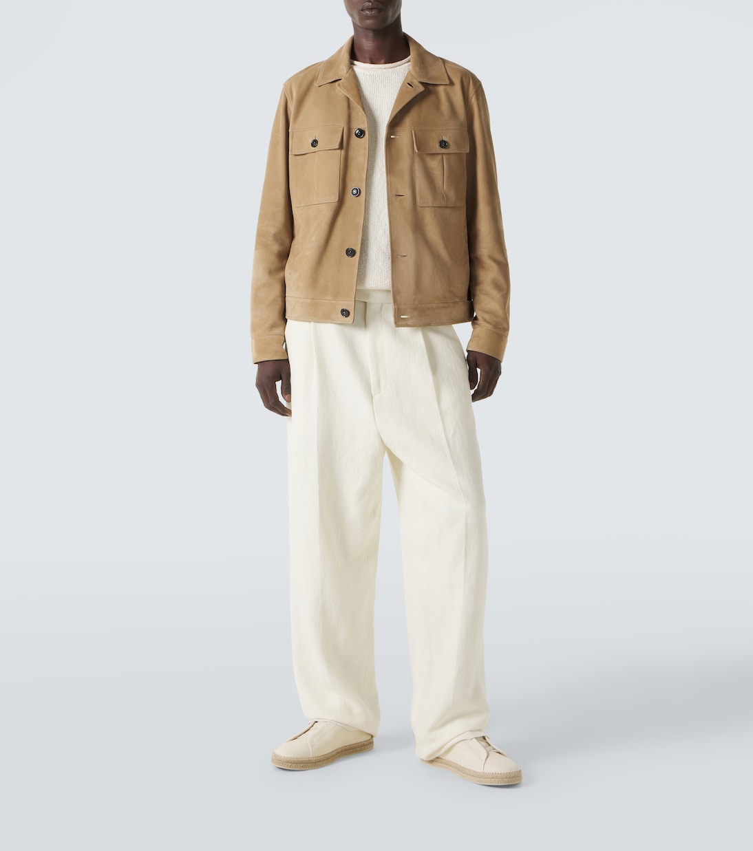 Slip-on Triple Stitch in canvas | Zegna
