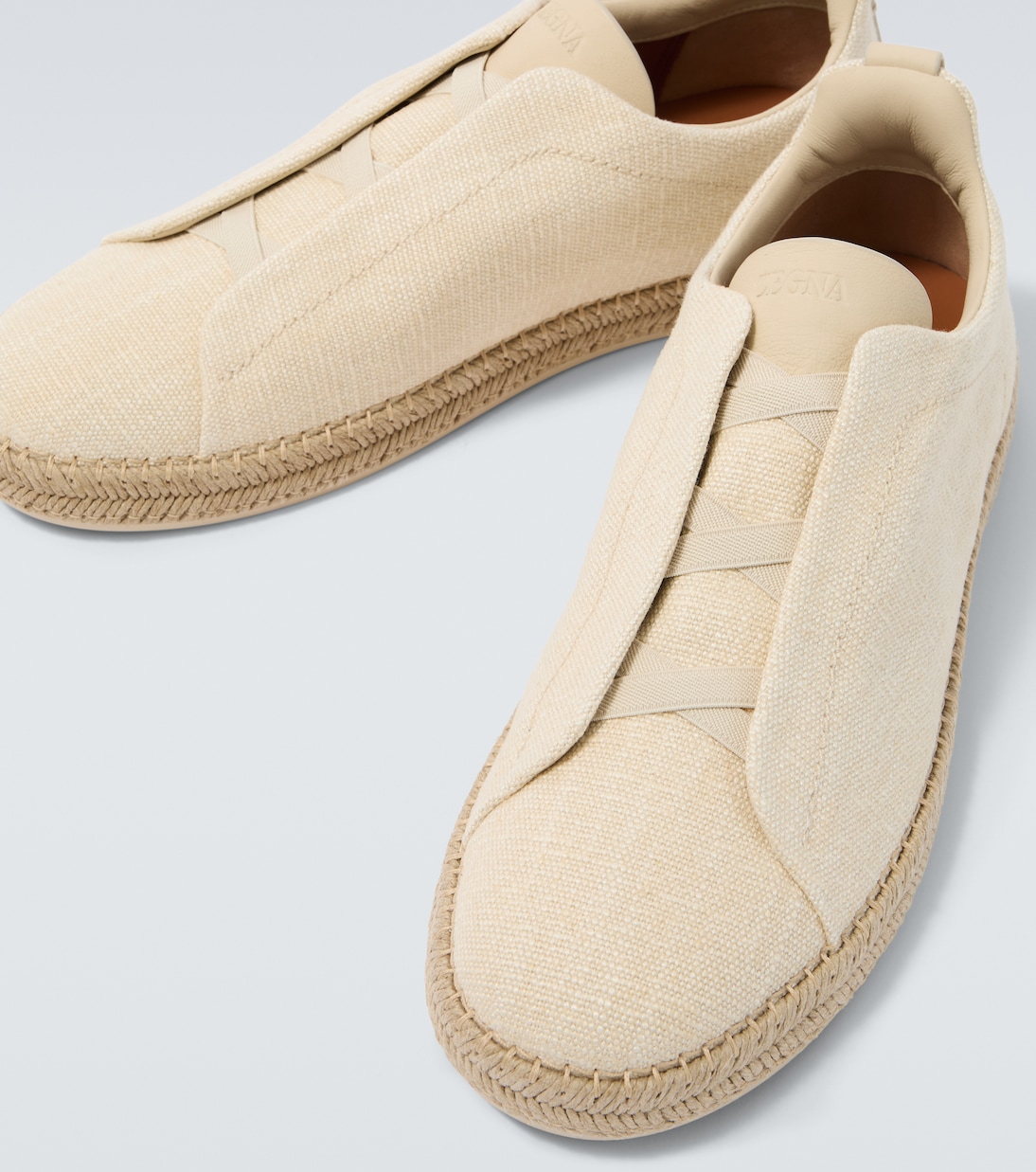 Slip-on Triple Stitch in canvas | Zegna