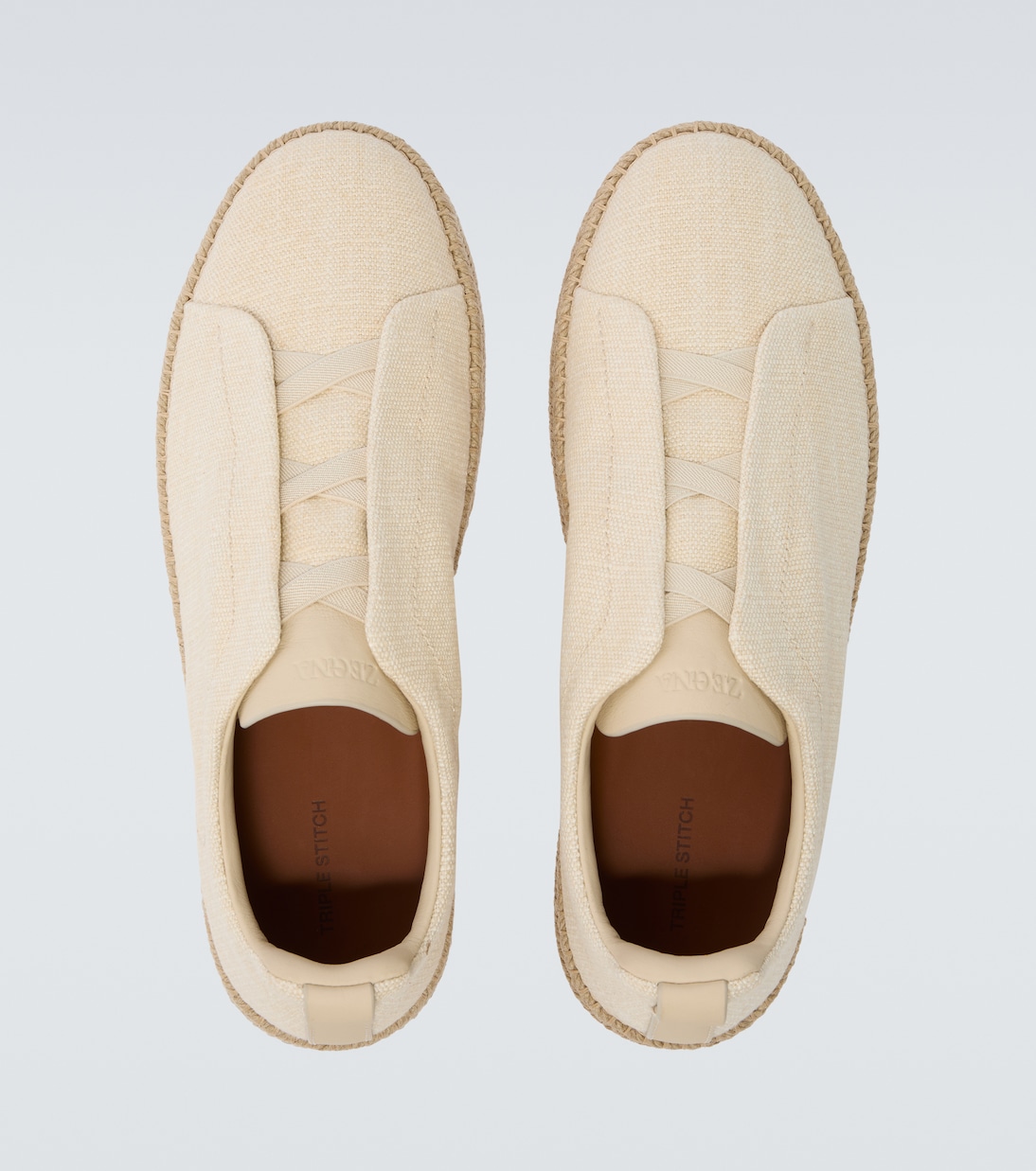 Slip-on Triple Stitch in canvas | Zegna