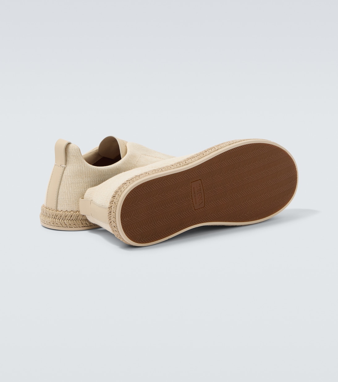 Slip-on Triple Stitch in canvas | Zegna