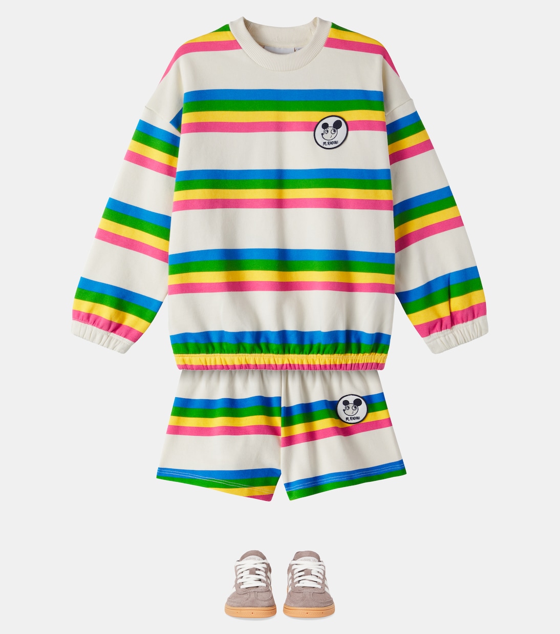 Ritzratz striped cotton jersey sweatshirt | Mini Rodini