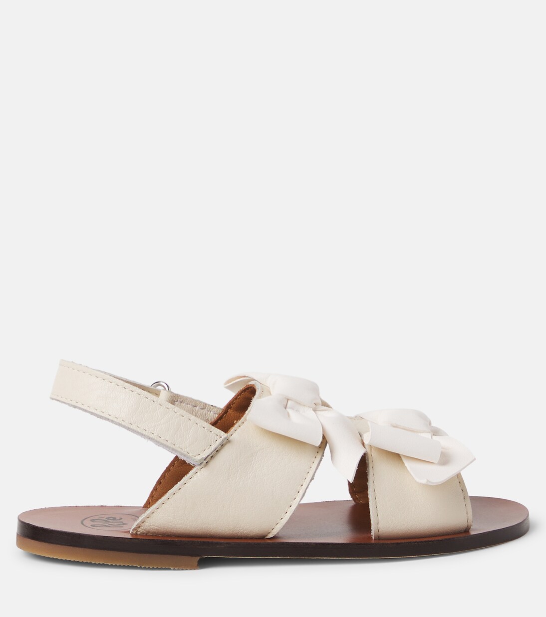 Charlotte bow-detail leather sandals | PèPè