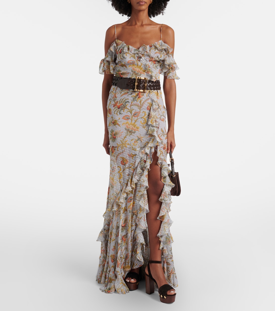 Ardéa studded suede platform sandals | Gianvito Rossi