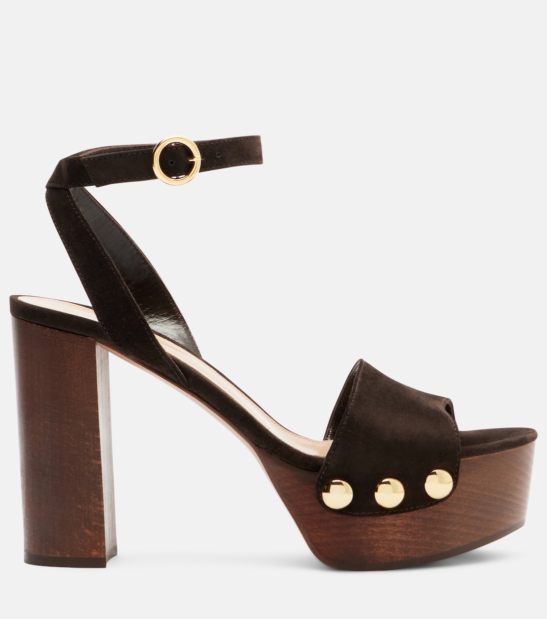 Ardéa studded suede platform sandals | Gianvito Rossi