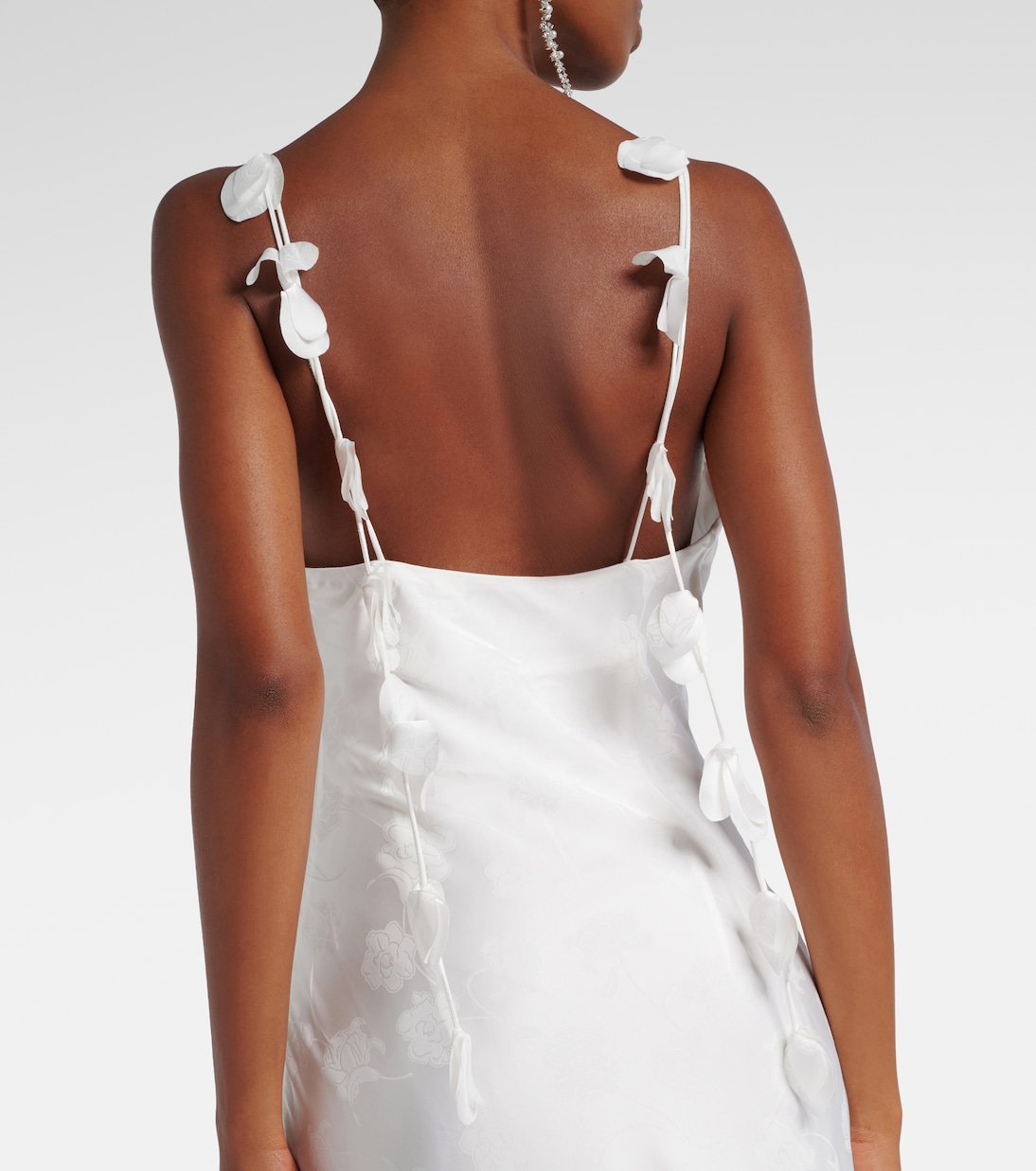 Bridal satin midi dress | Rotate