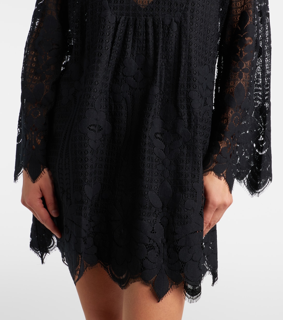 Elizabeth cotton-blend lace minidress | Melissa Odabash