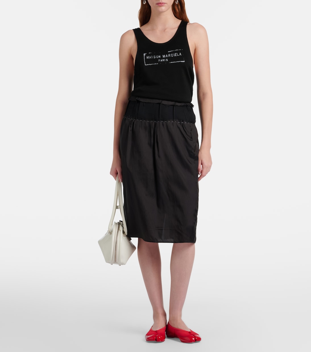 Tabi patent leather ballet flats | Maison Margiela