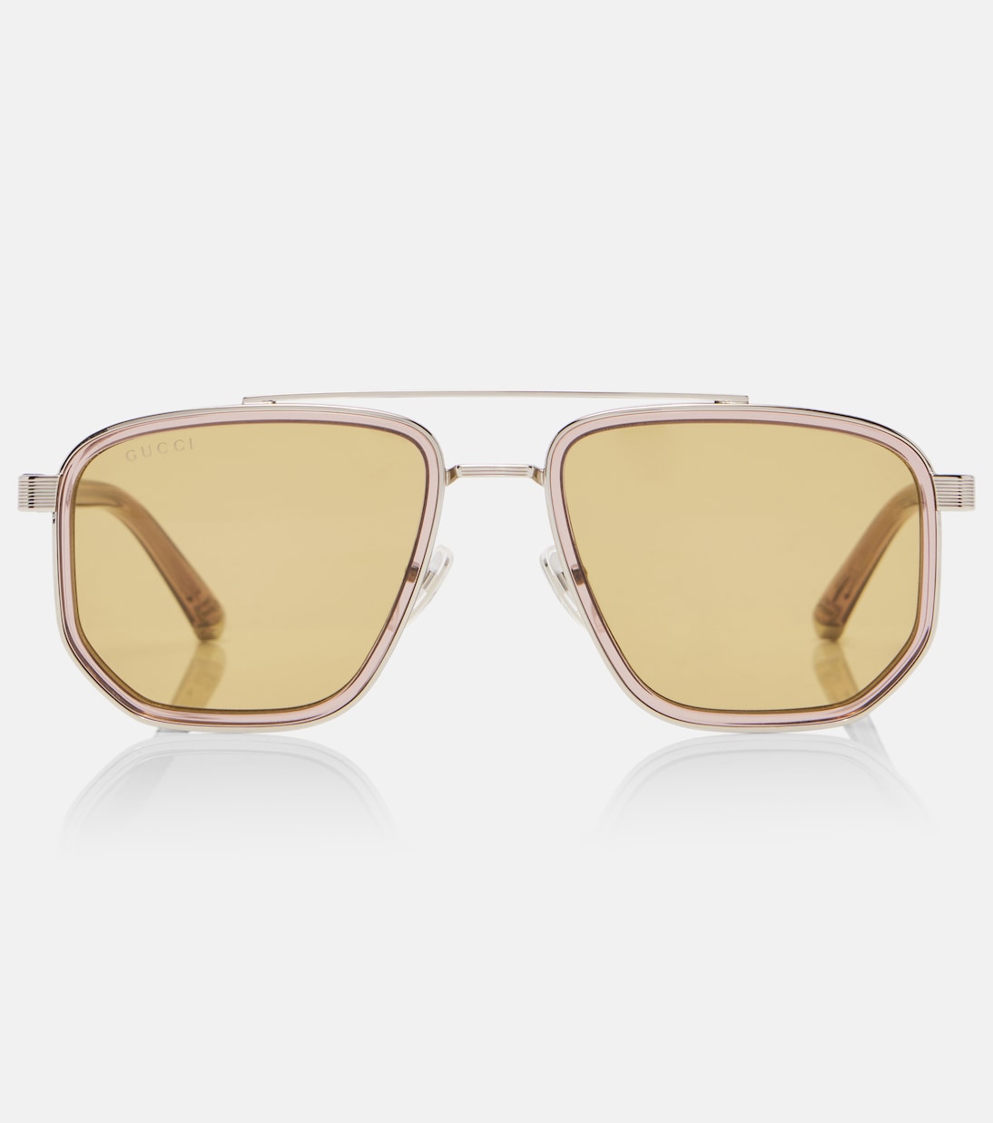 Lettering aviator sunglasses | Gucci