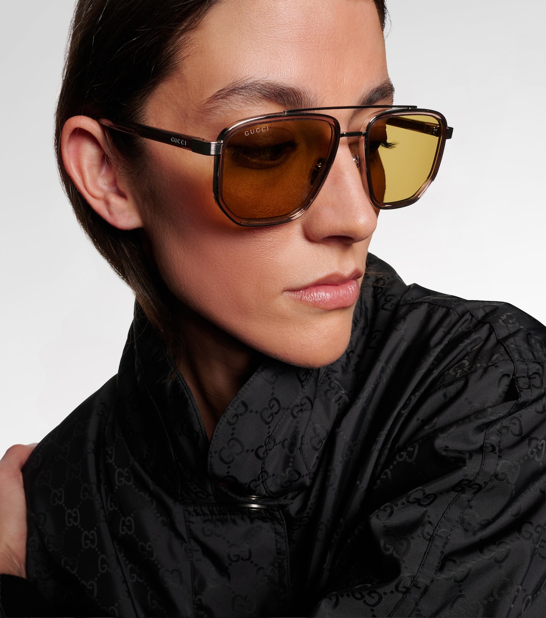 Lettering aviator sunglasses | Gucci